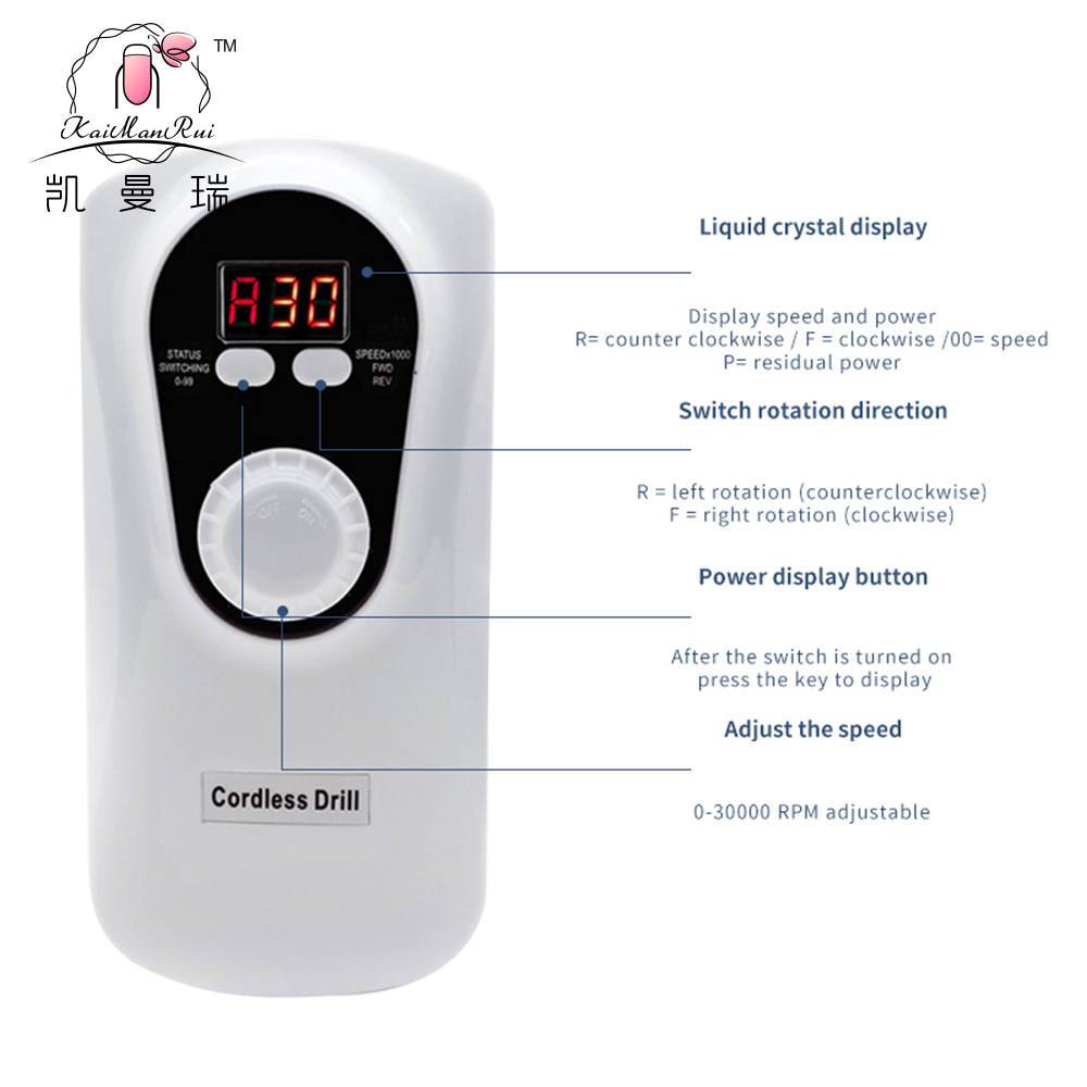 DM001 rechargeable eu portatilis polither